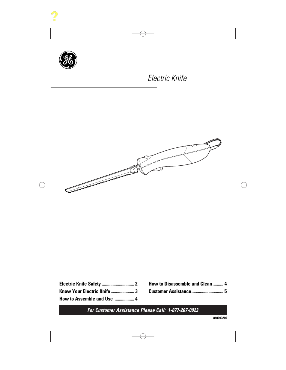 GE 106612 User Manual | 12 pages