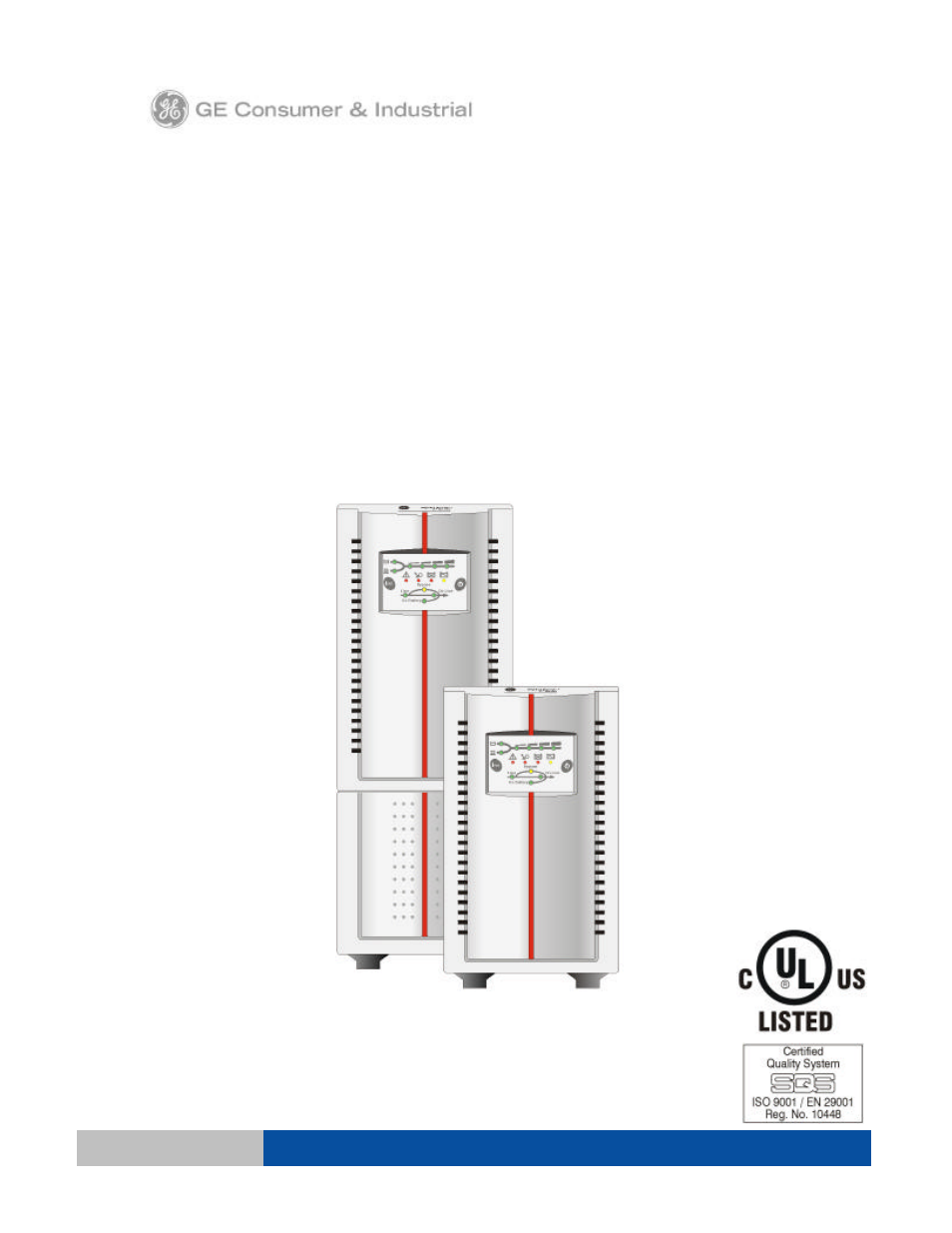 GE Industrial Solutions Digital Energy GT Series 1-3kVA - Tower Mount User Manual | 20 pages