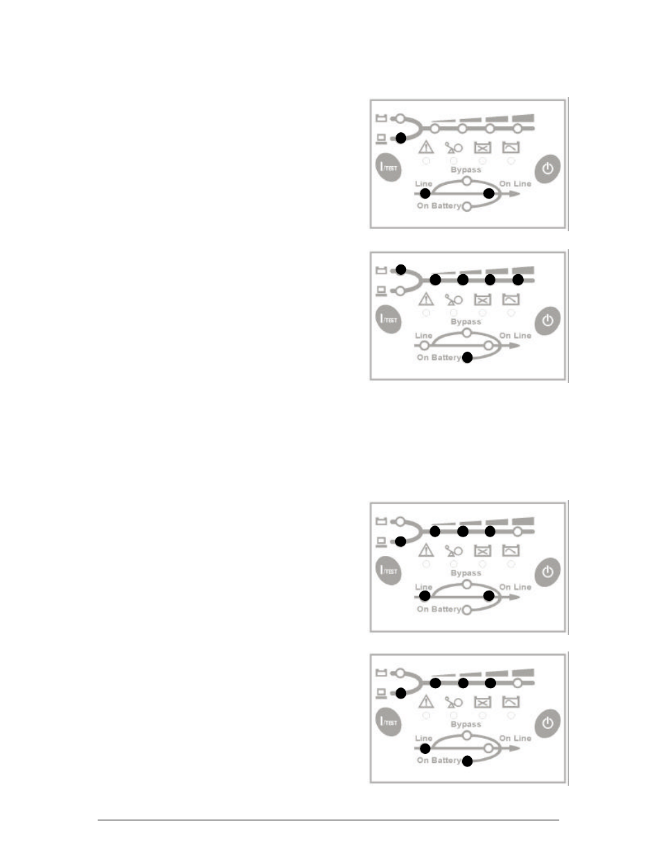 Digital energy, Gt series, 2 start-up | 3 use: normal operation | GE Industrial Solutions Digital Energy GT Series 1-3kVA - Tower Mount User Manual | Page 12 / 20