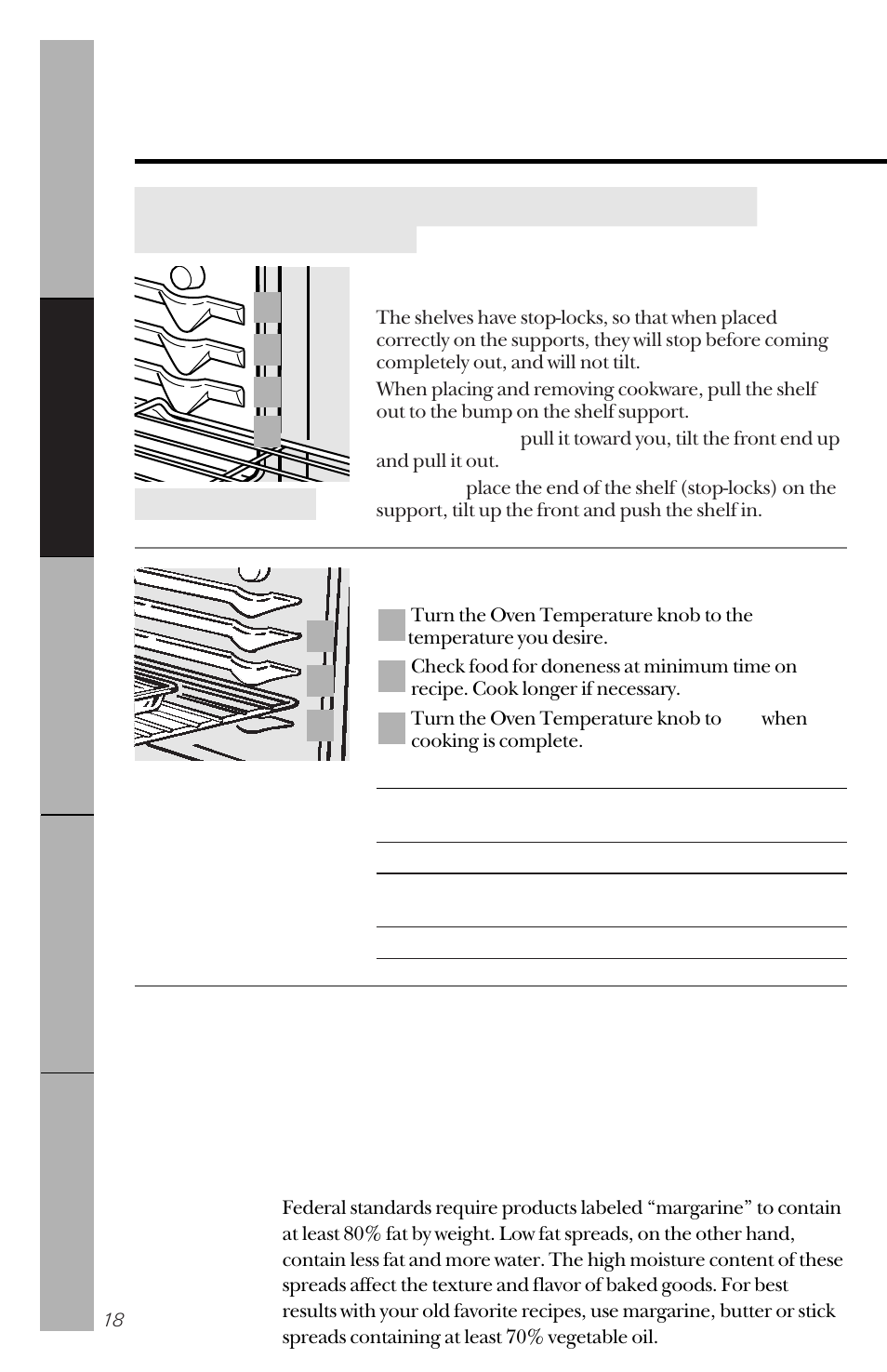 Using the oven, Ab c d, Ab c | GE 164D3333P150 User Manual | Page 18 / 48