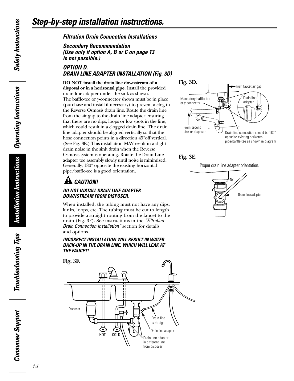 Step-by-step installation instructions | GE GXRV10ABL01 User Manual | Page 14 / 72