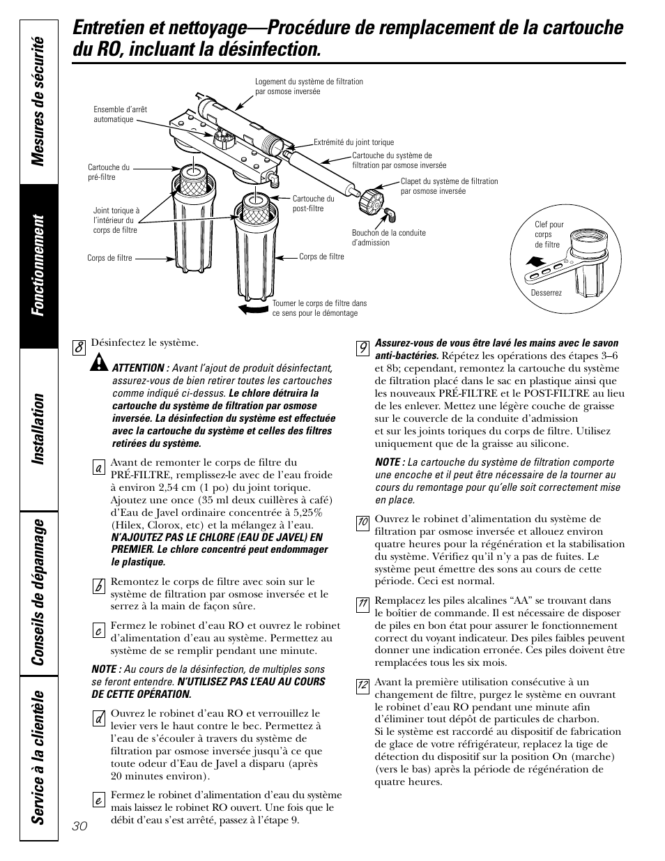 GE GXRV10ABL01 User Manual | Page 30 / 72