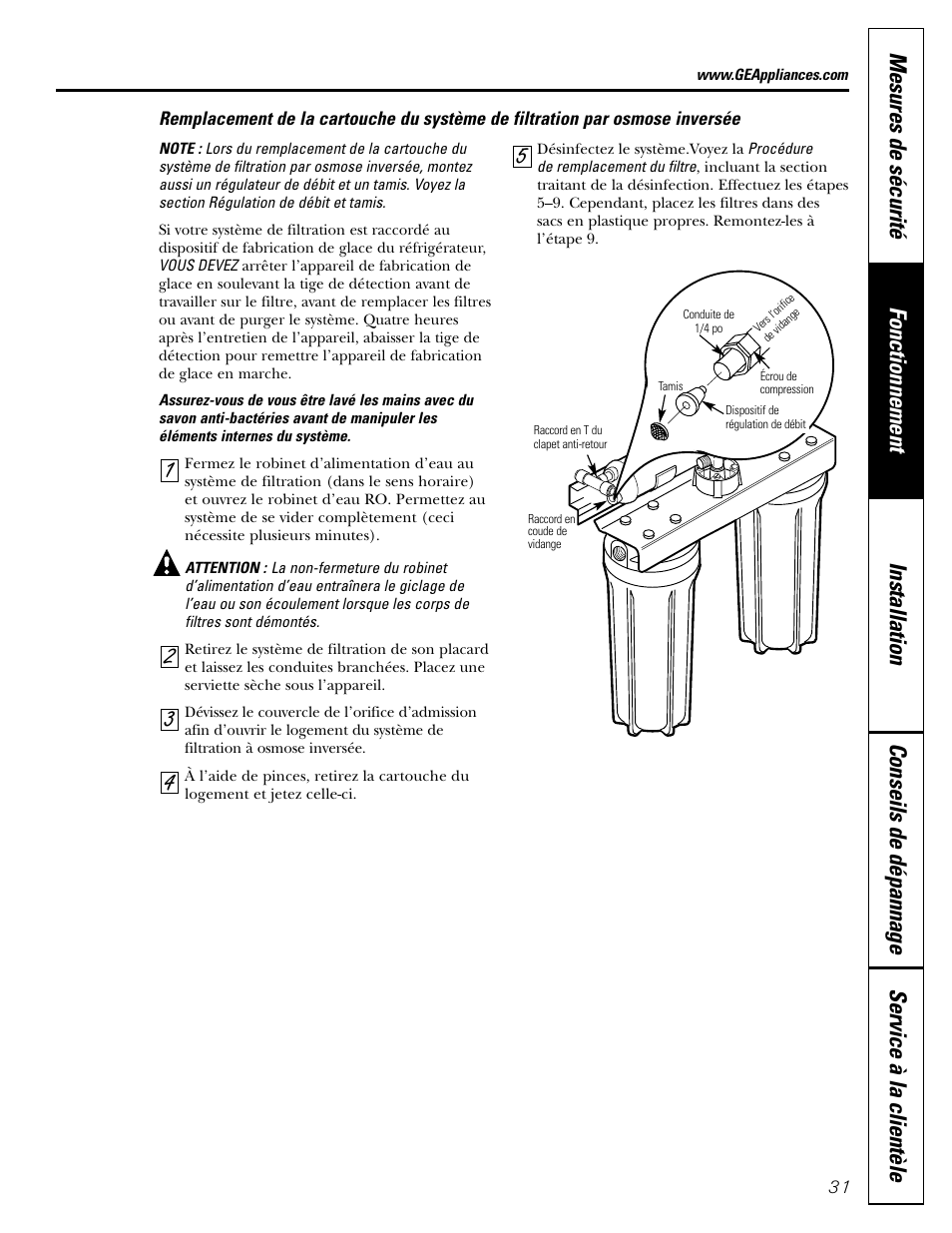 GE GXRV10ABL01 User Manual | Page 31 / 72