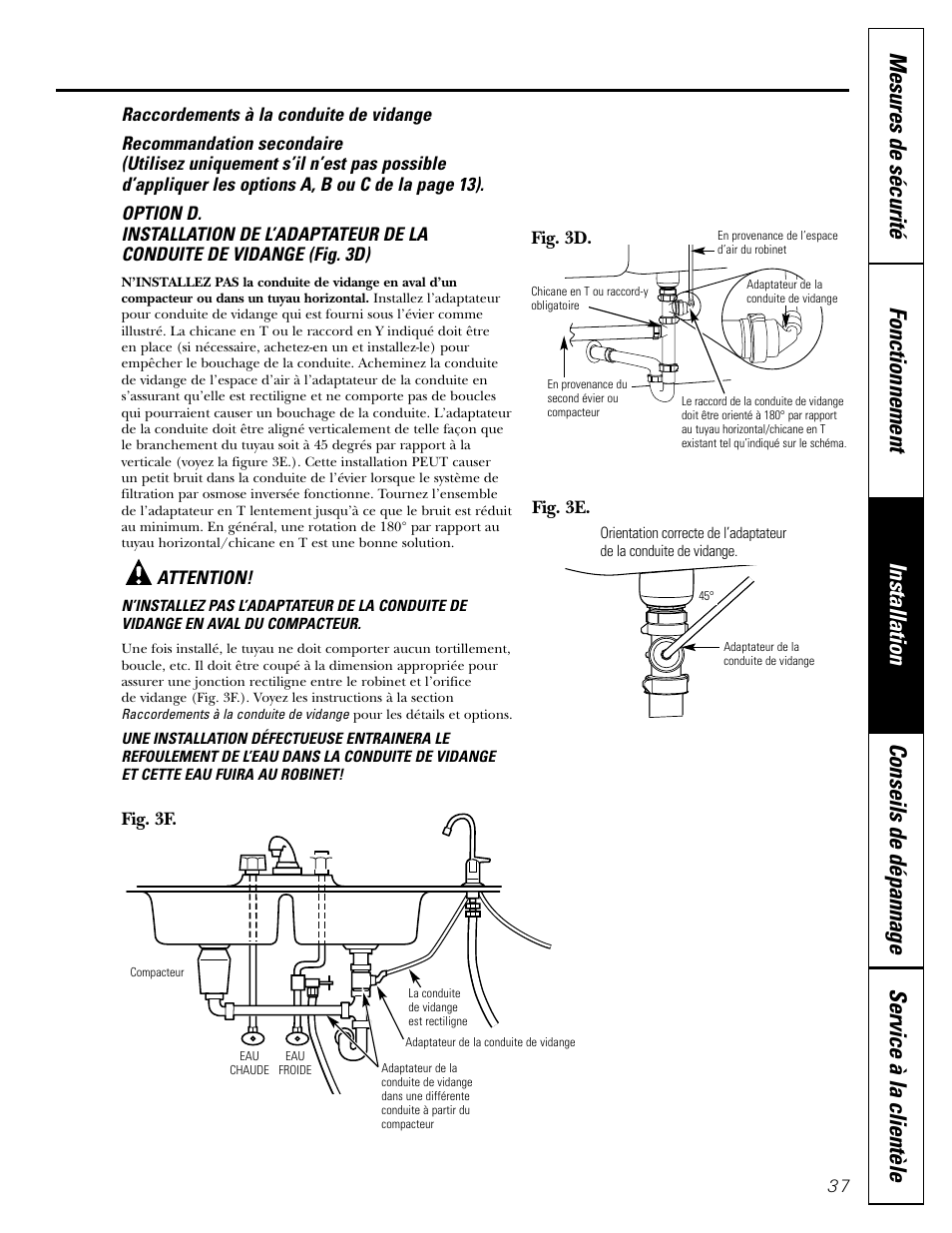 GE GXRV10ABL01 User Manual | Page 37 / 72