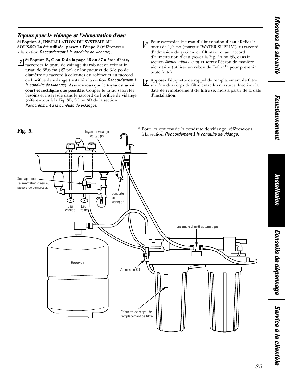 GE GXRV10ABL01 User Manual | Page 39 / 72