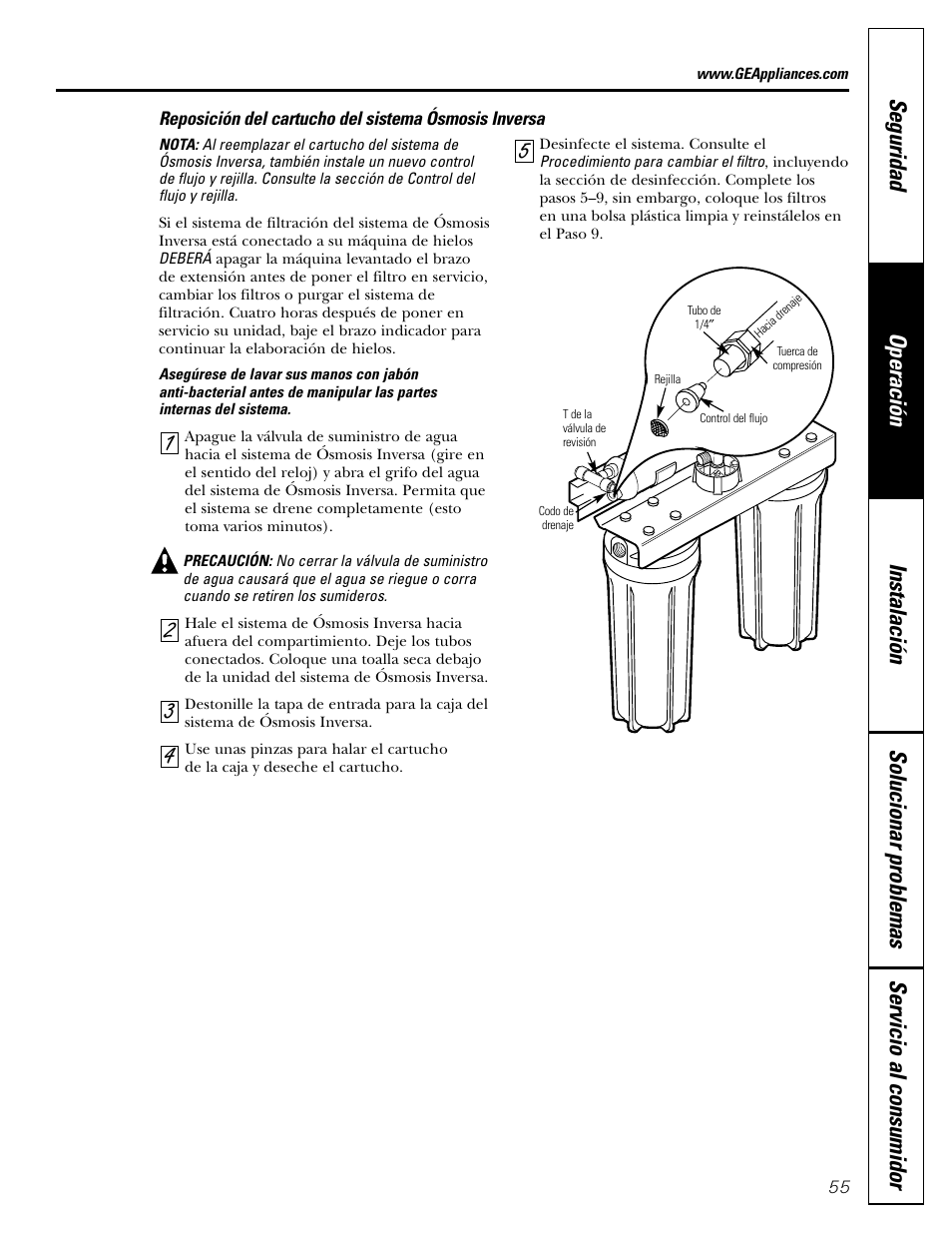 GE GXRV10ABL01 User Manual | Page 55 / 72