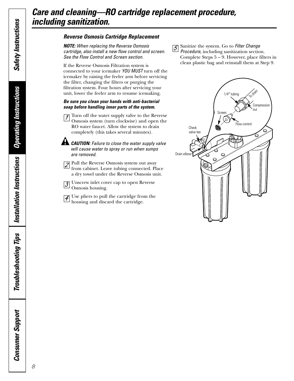 GE GXRV10ABL01 User Manual | Page 8 / 72