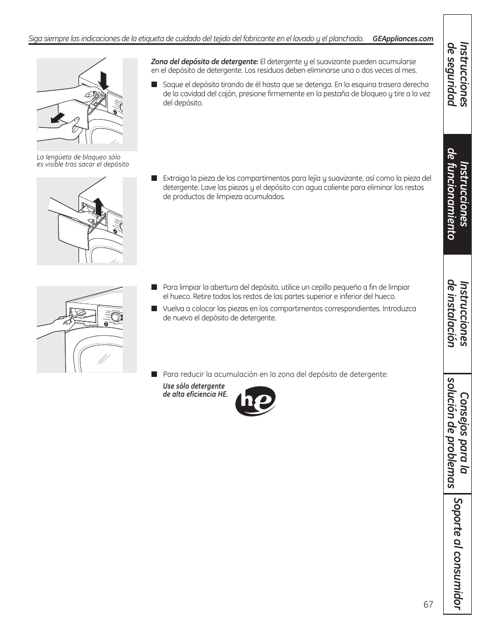 GE Profile WPDH8910K User Manual | Page 67 / 84