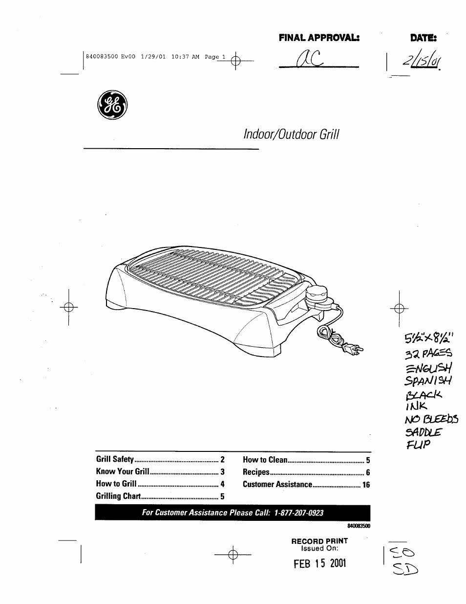 GE 840083500 User Manual | 32 pages