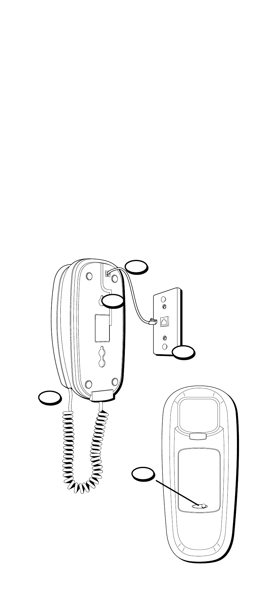 To mount on a wall | GE 12-Number Memory Call Waiting Caller ID Telephone 2-9191 User Manual | Page 12 / 56
