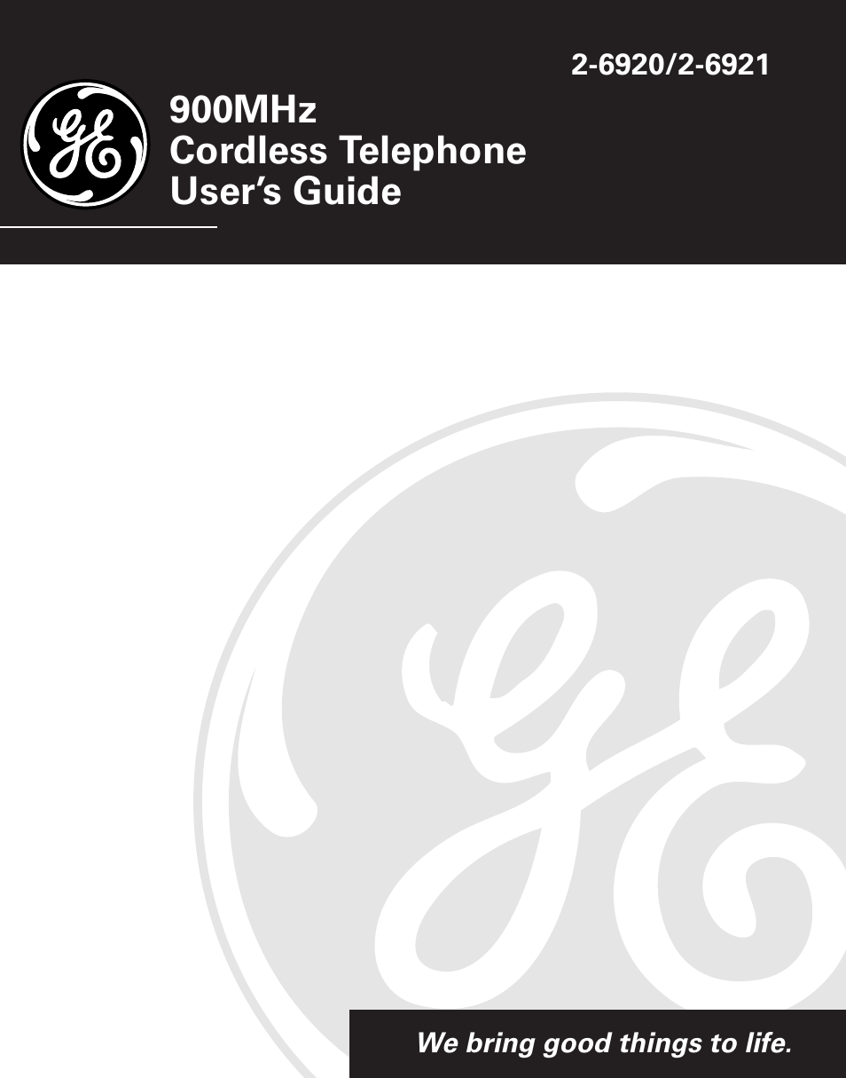 GE 15432970 User Manual | 22 pages