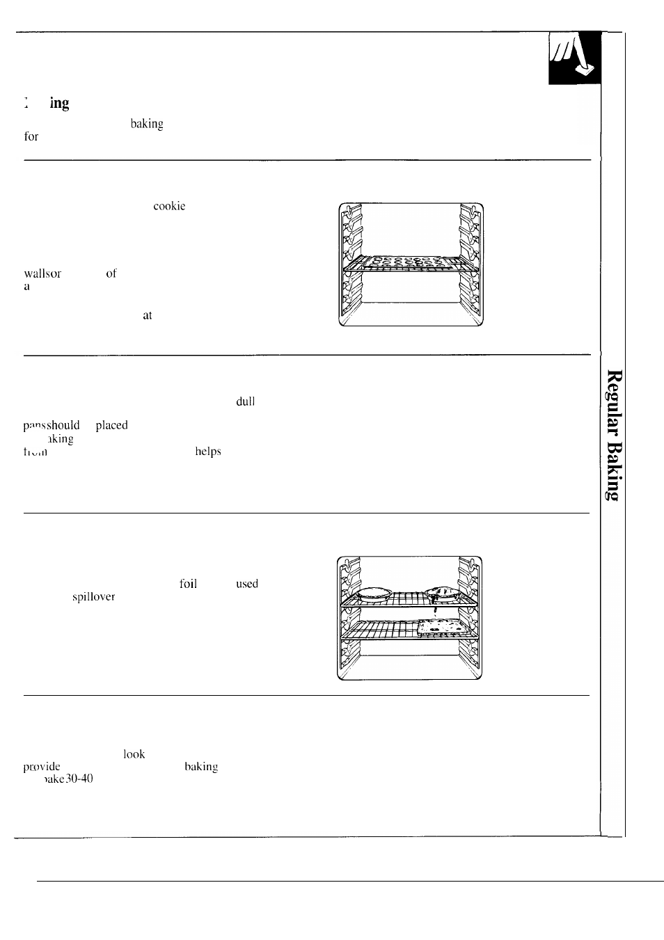 Guides, Cookies, Pies cakes | Aluminum foil, Don’t peek | GE 164D2966P087 User Manual | Page 19 / 40