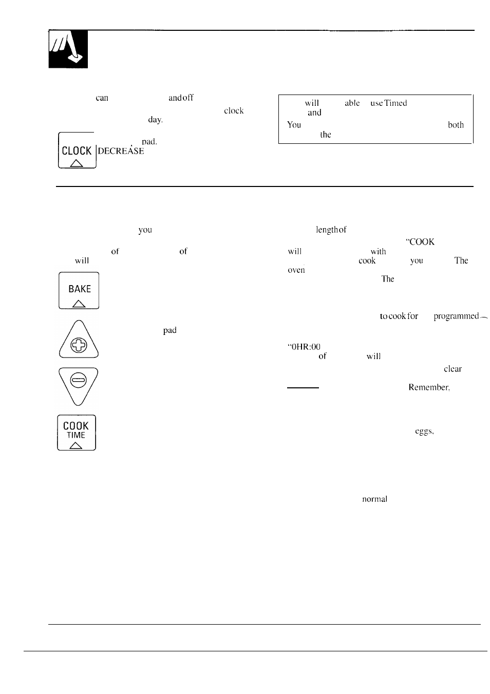 Timed, Regular timed baking | GE 164D2966P087 User Manual | Page 20 / 40