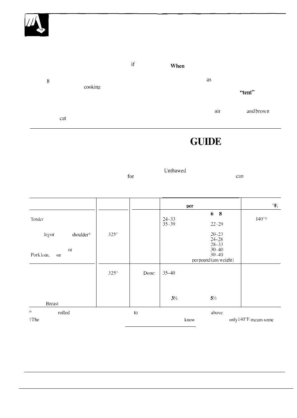 Regular roasting questions & answers, Regular roasting, Frozen roasts | GE 164D2966P087 User Manual | Page 26 / 40