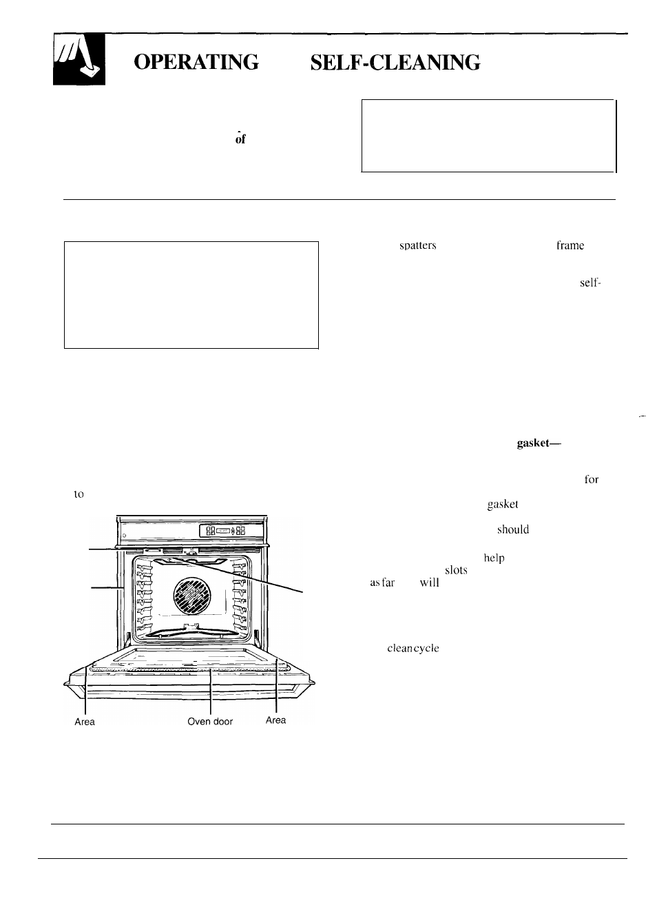 Self-cleaning instructions -33, The oven, Before a clean cycle | GE 164D2966P087 User Manual | Page 30 / 40