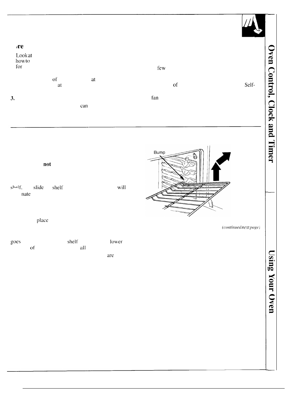 Offset shelf , 12, 16, Shelves , 10, 12, 15, 16, 18, 30,34, Using your oven | 1using your oven, Oven shelves | GE 164D2966P087 User Manual | Page 9 / 40