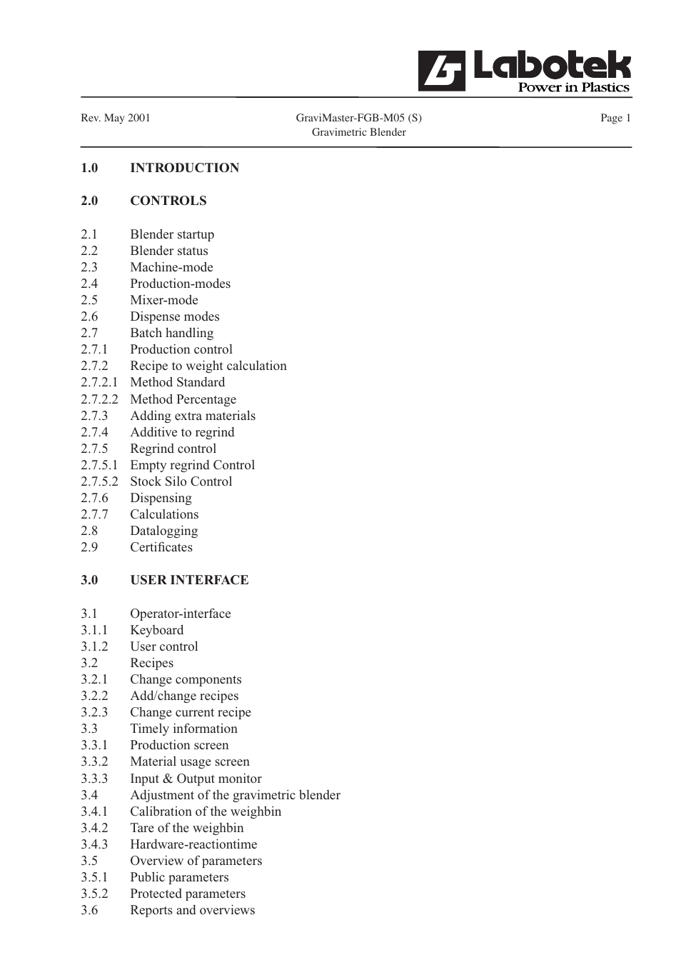 GE FGB-M05 User Manual | Page 2 / 52