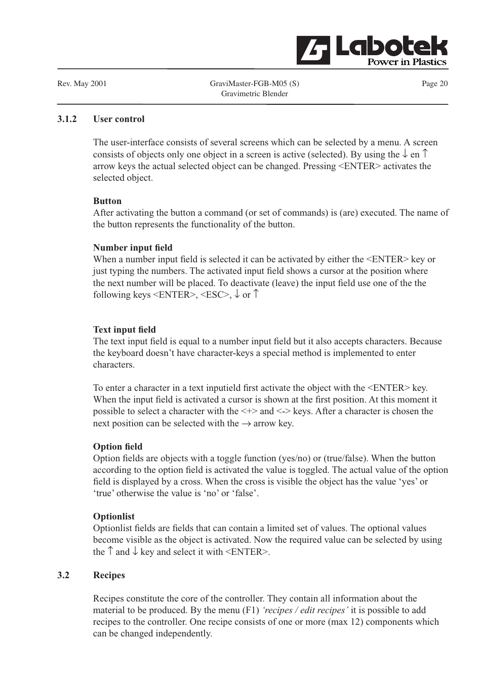 GE FGB-M05 User Manual | Page 21 / 52