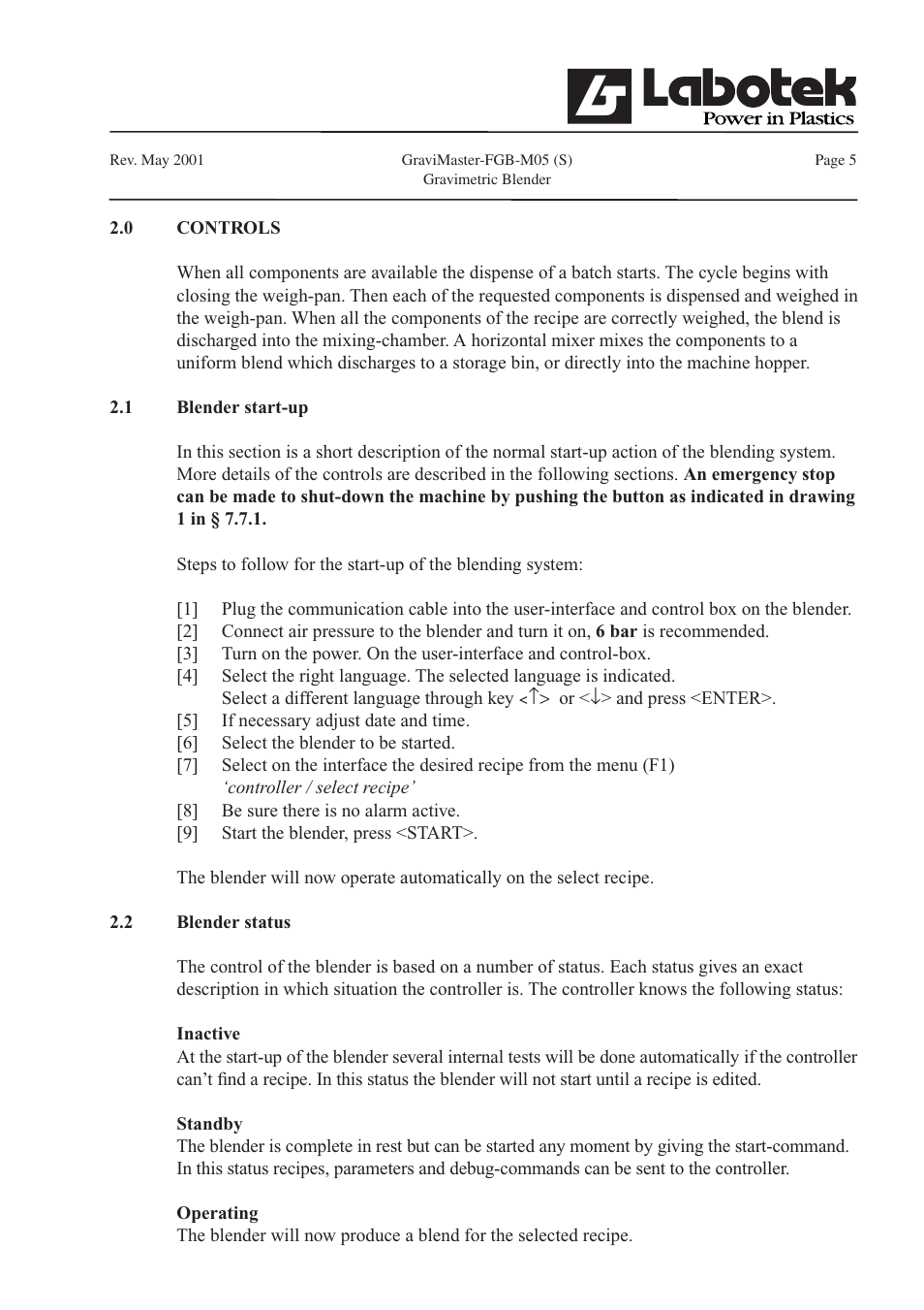 GE FGB-M05 User Manual | Page 6 / 52
