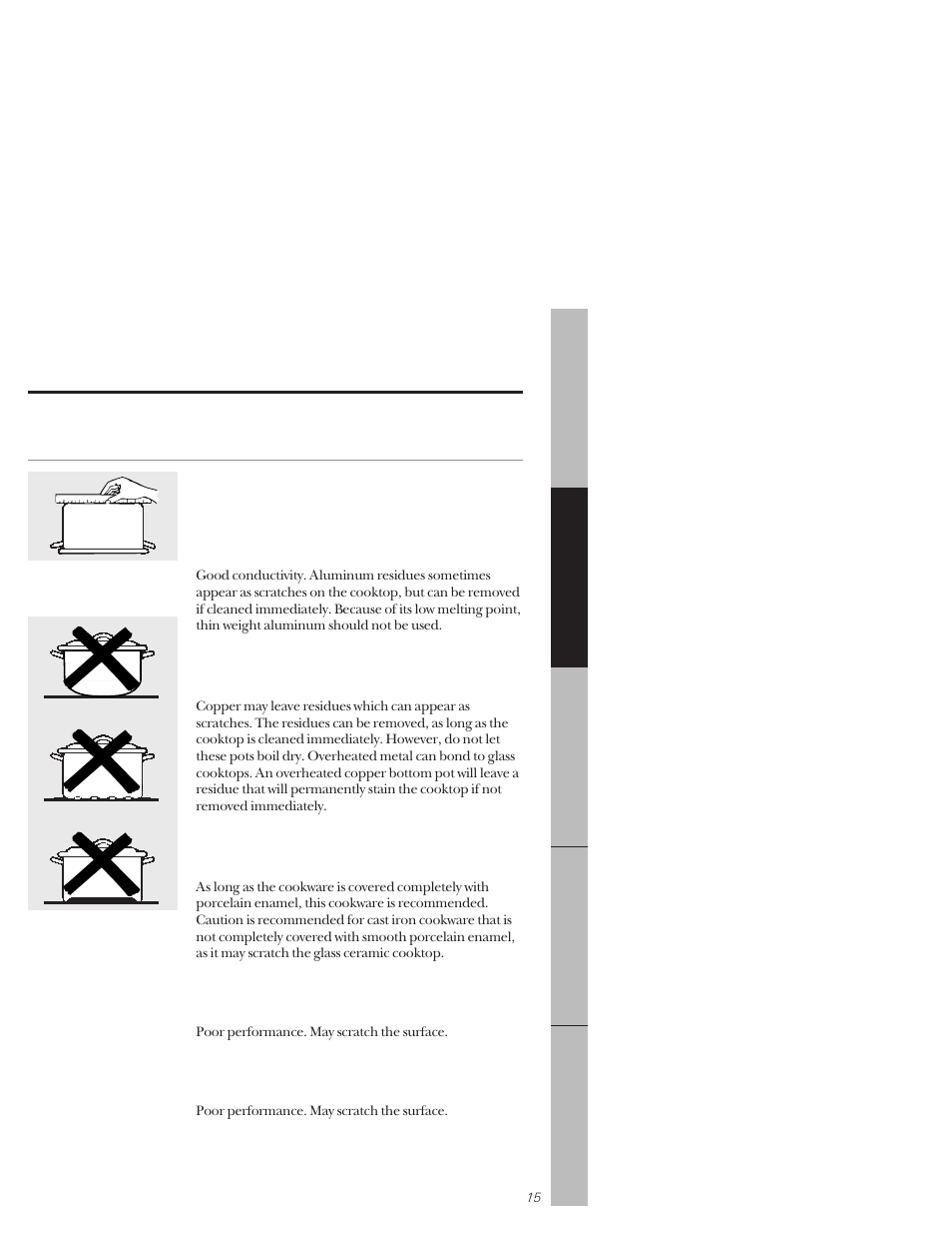 Using the surface units | GE 164D3333P159 User Manual | Page 15 / 56
