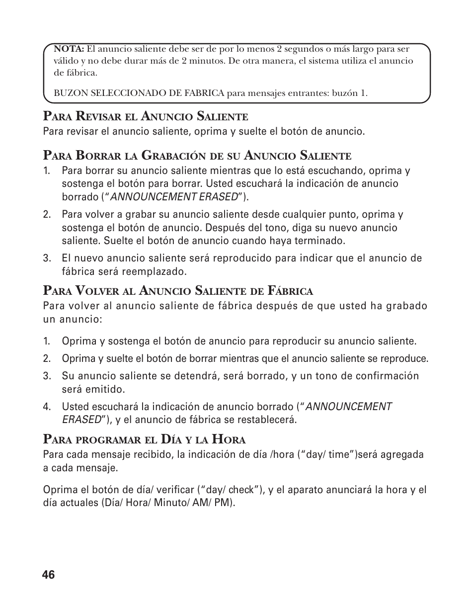 GE 25826GC User Manual | Page 110 / 128