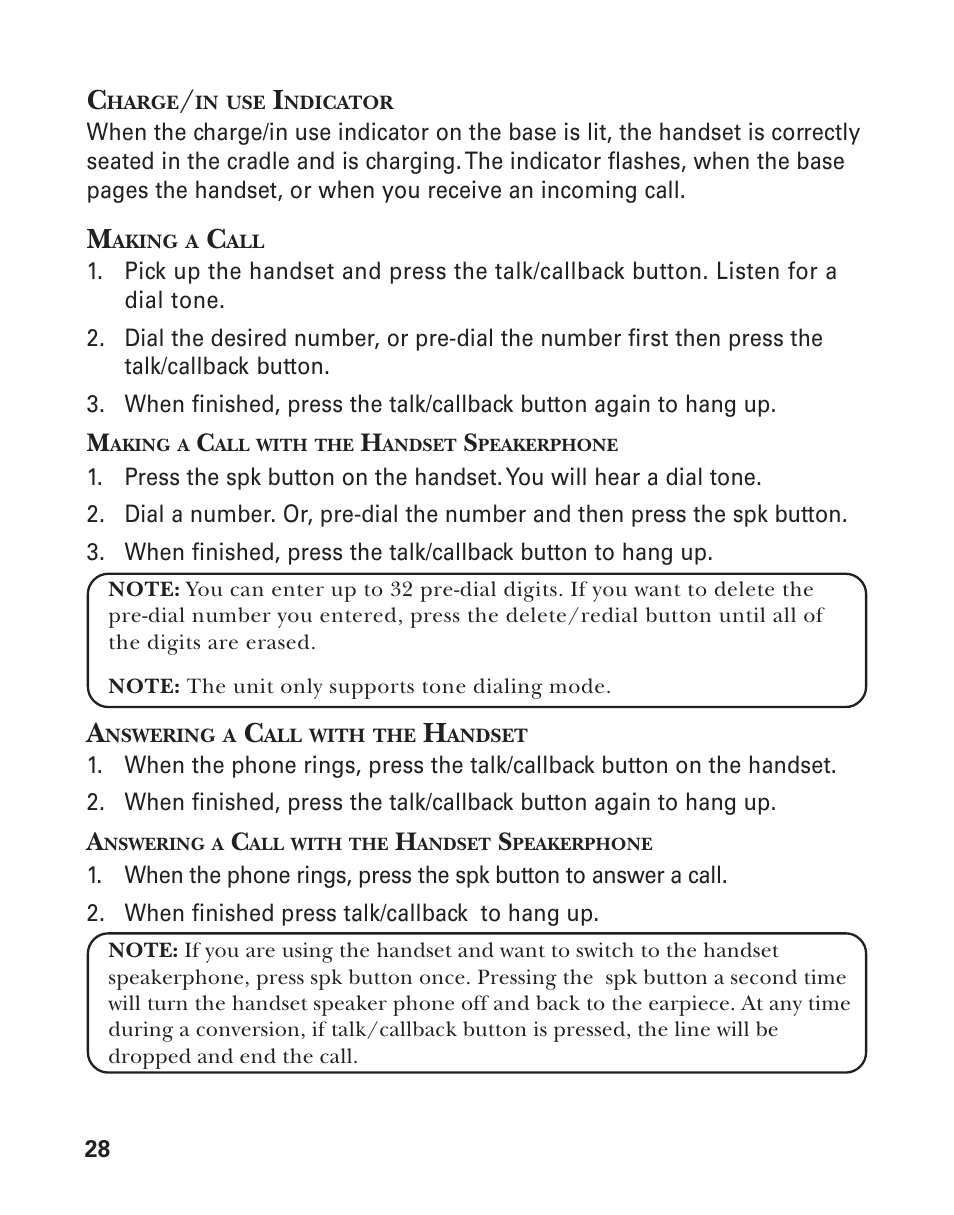 GE 25826GC User Manual | Page 28 / 128