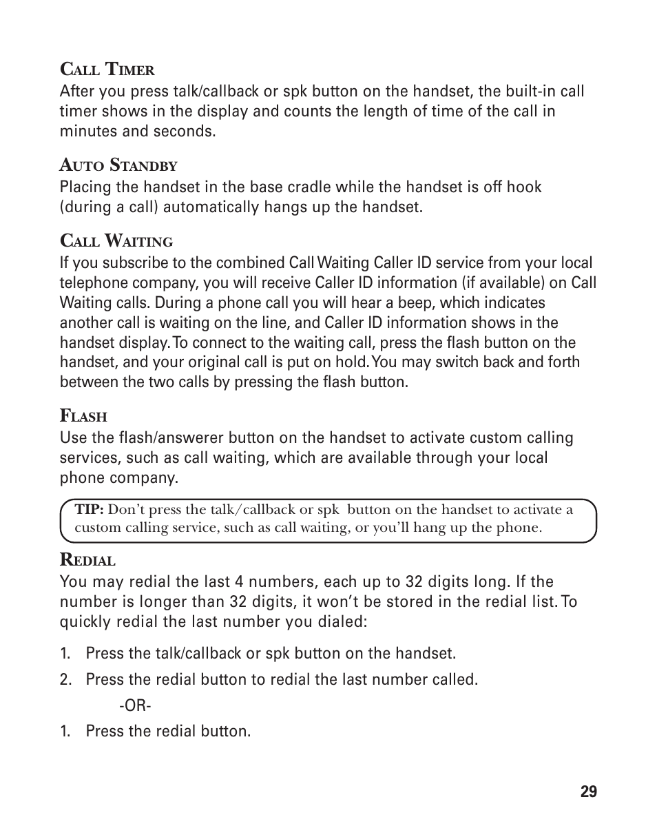 GE 25826GC User Manual | Page 29 / 128