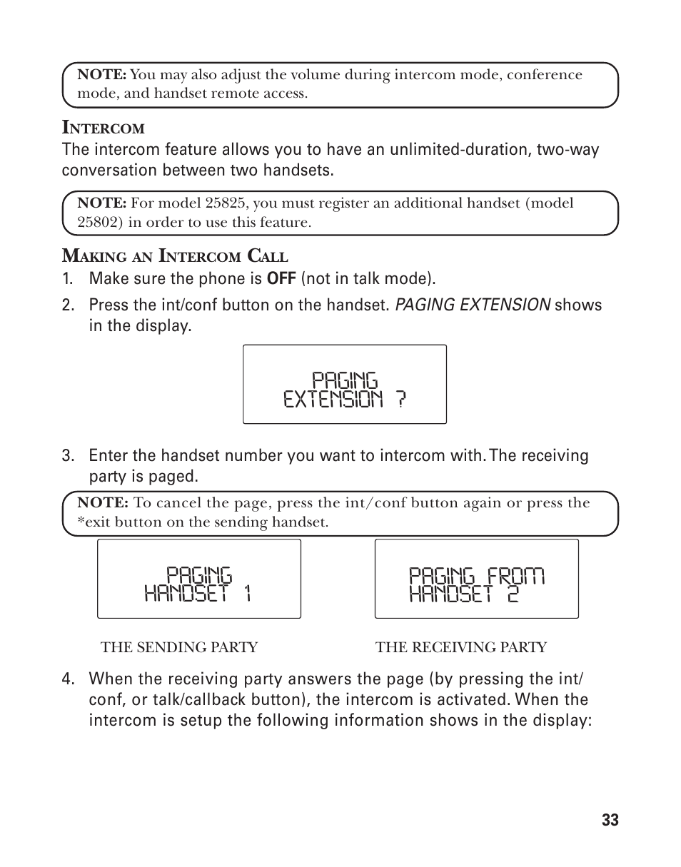 GE 25826GC User Manual | Page 33 / 128