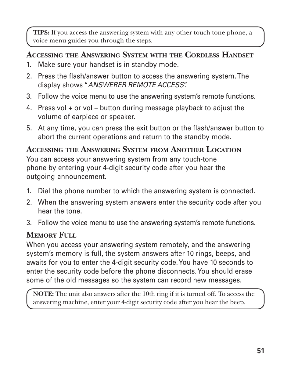 GE 25826GC User Manual | Page 51 / 128
