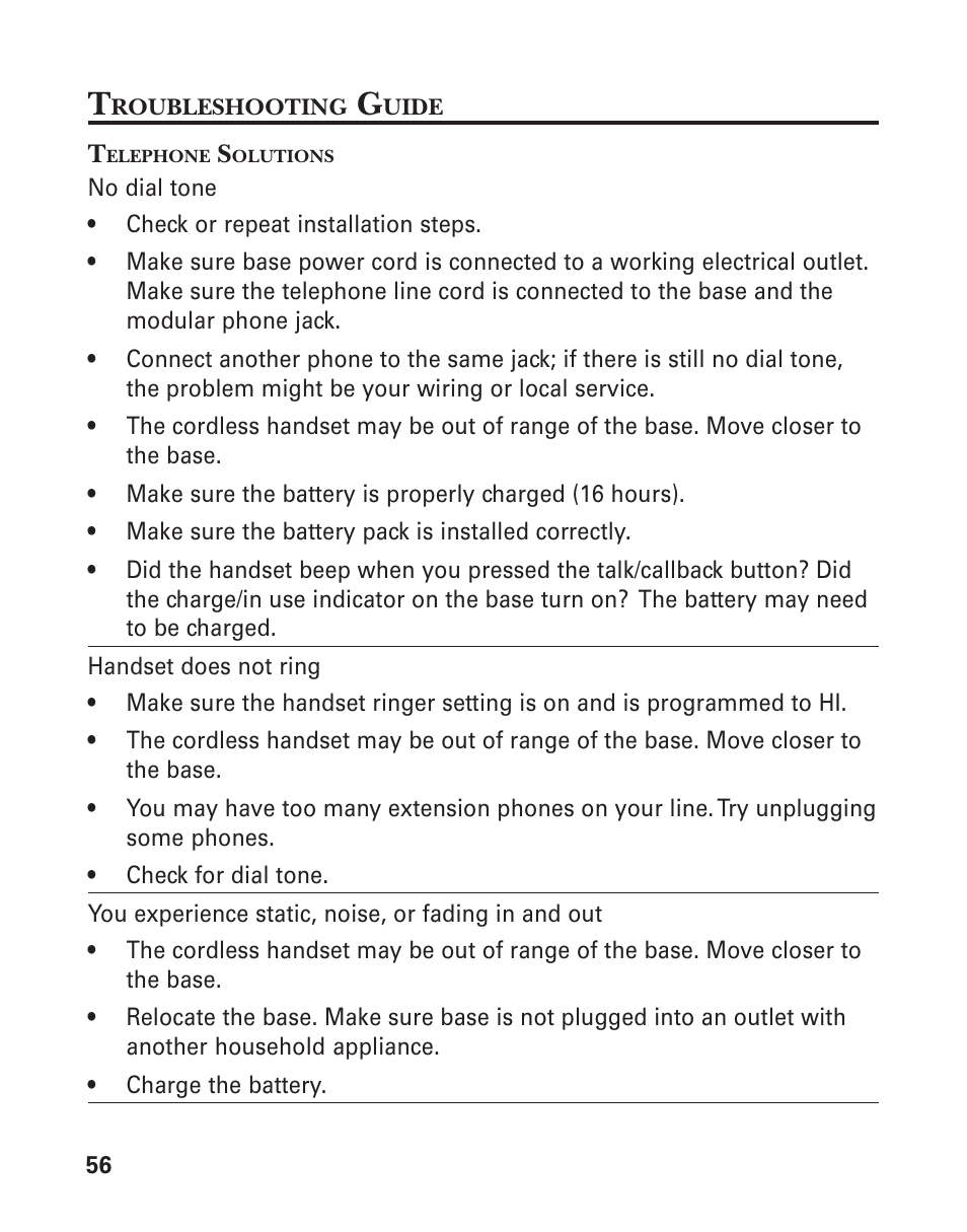 GE 25826GC User Manual | Page 56 / 128