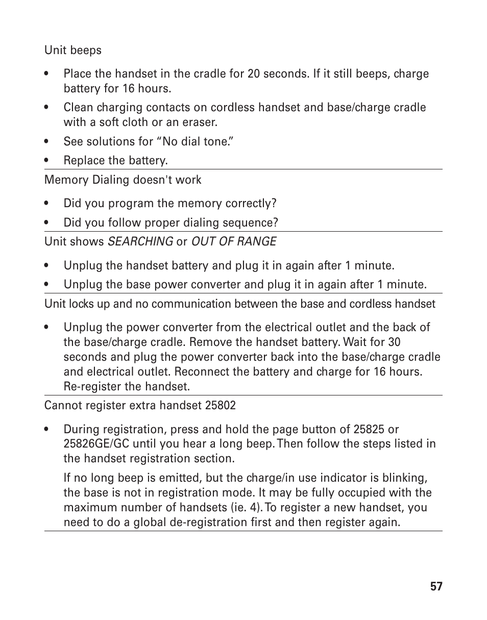 GE 25826GC User Manual | Page 57 / 128