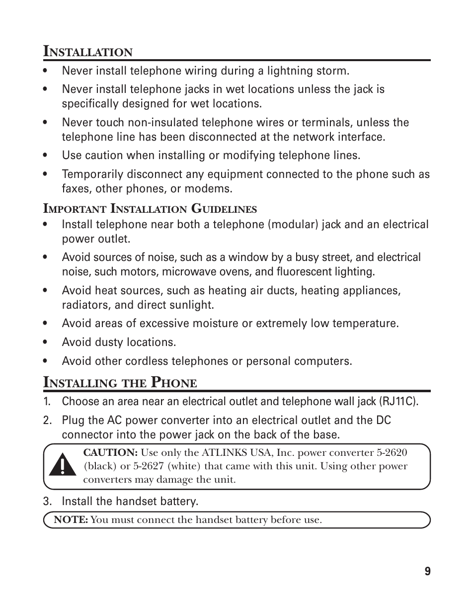GE 25826GC User Manual | Page 9 / 128