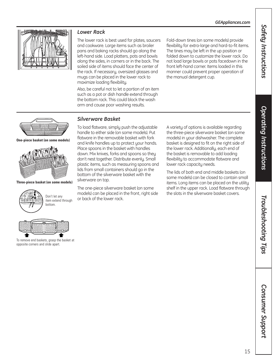 GE 165D4700P389 49-55065 07-09 JR User Manual | Page 15 / 48