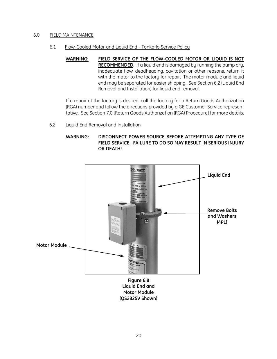 GE QS1800V User Manual | Page 26 / 36