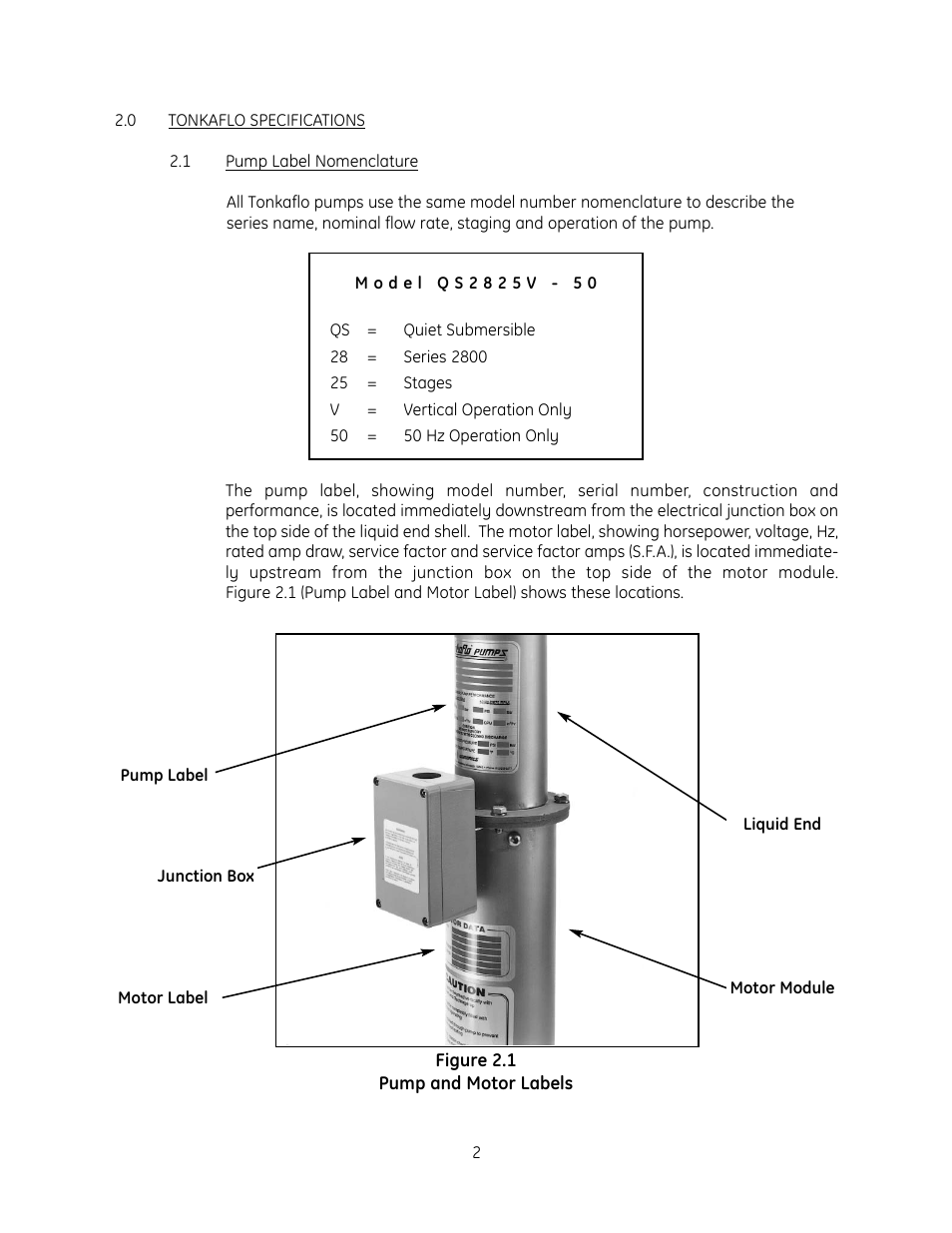 GE QS1800V User Manual | Page 8 / 36