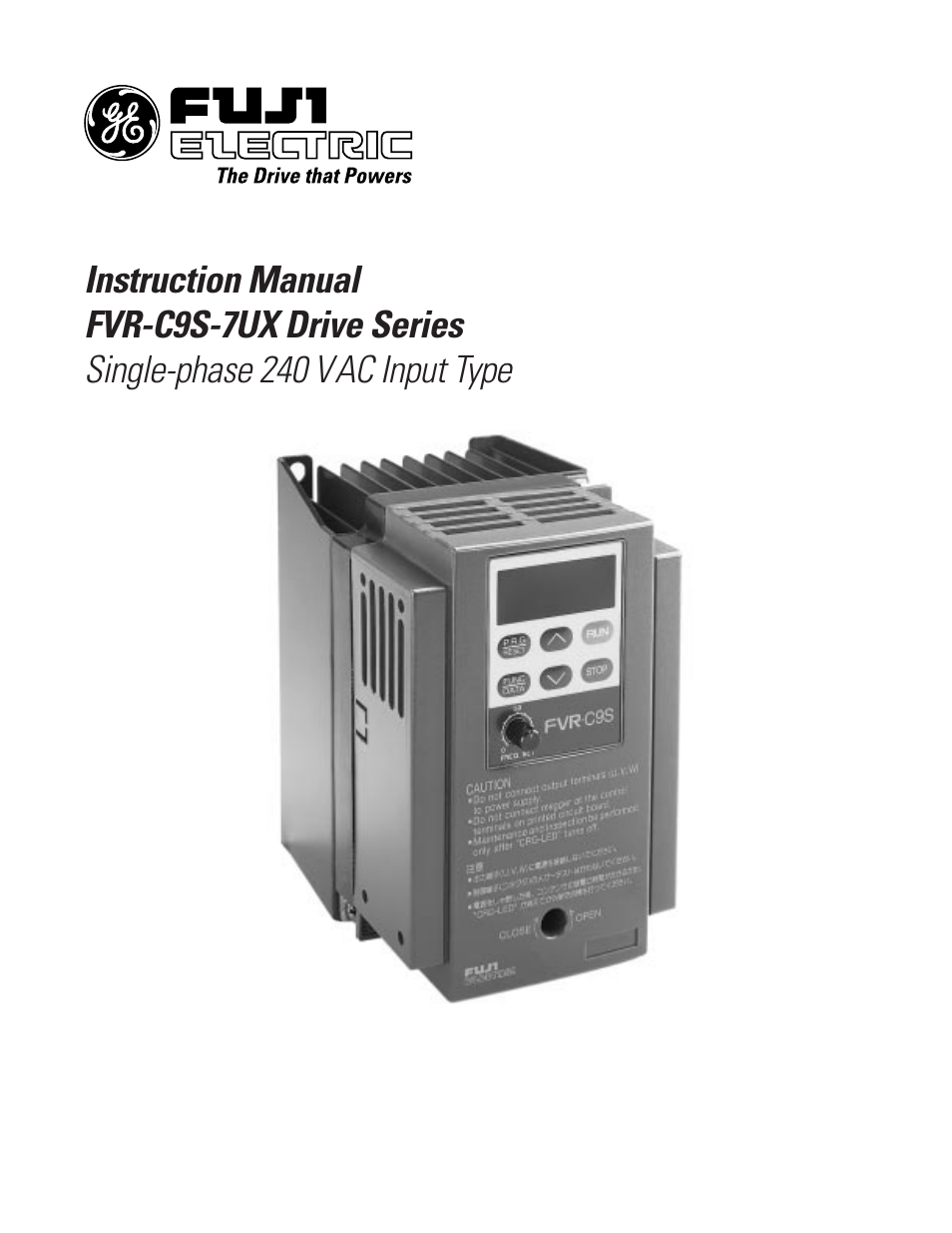 GE FVR-C9S-7UX User Manual | 44 pages