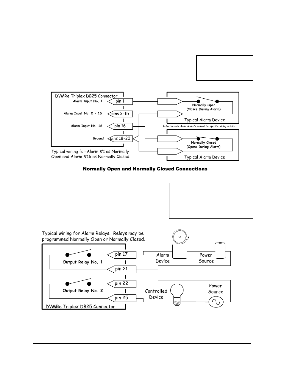 Alarm relay output | GE TRIPLEX 0150-0193C User Manual | Page 11 / 77