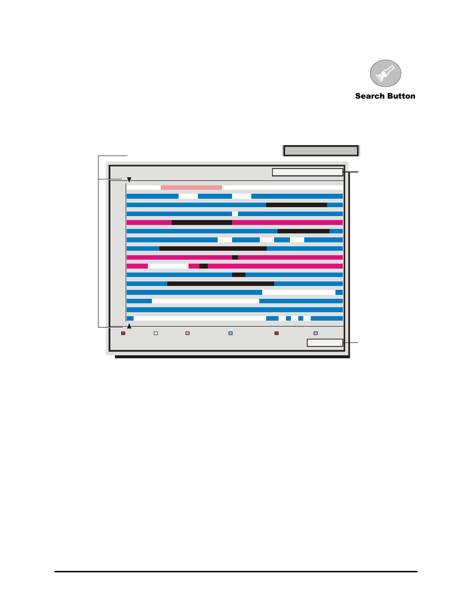 1 disk analysis screen, 2 motion search | GE TRIPLEX 0150-0193C User Manual | Page 63 / 77