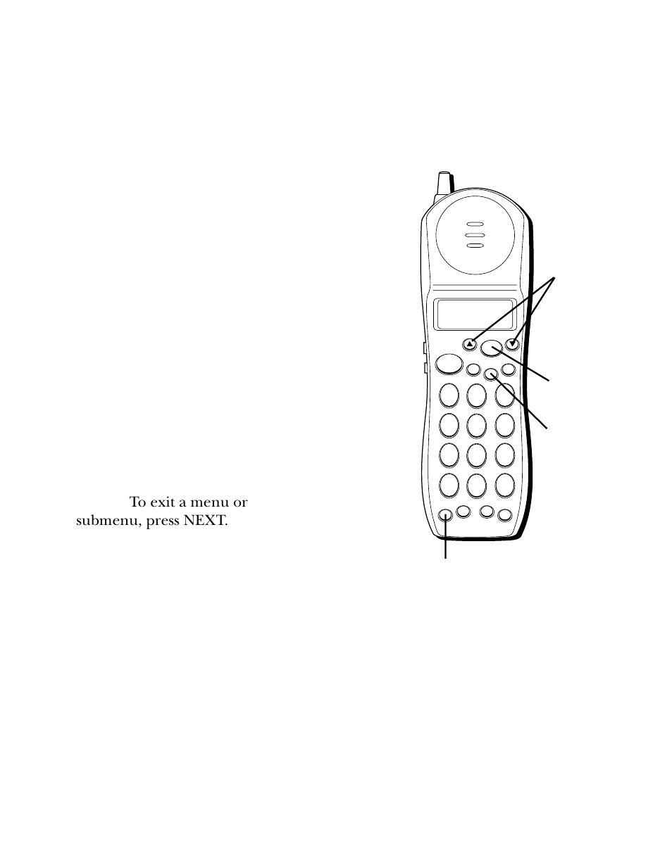 Selecting a menu, Selecting a submenu, Electing | Ubmenu, Select button arrow buttons pwr button next button | GE 27730 User Manual | Page 11 / 100
