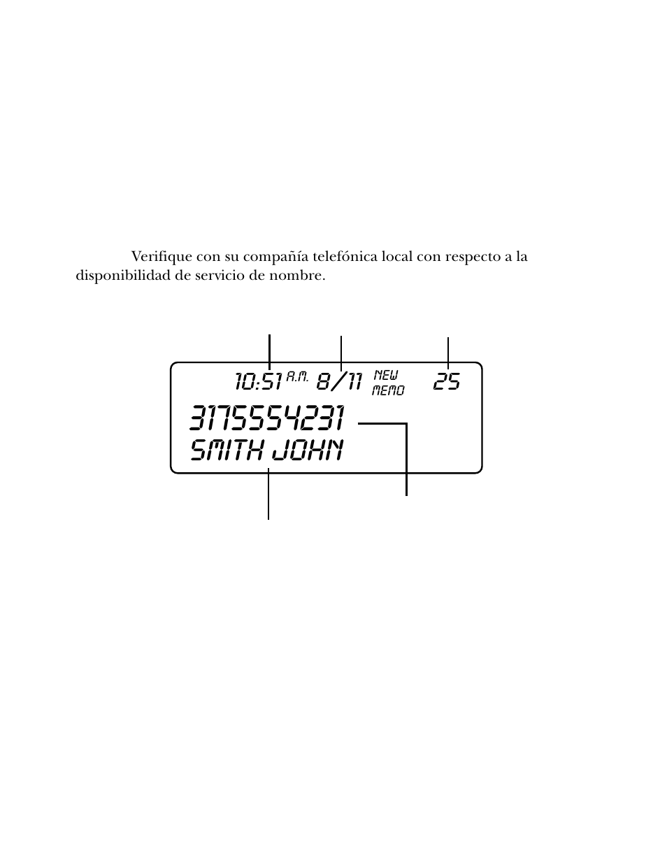 Para recibir y almacenar llamadas, Ecibir, Lmacenar | Lamadas, Smith john | GE 27730 User Manual | Page 70 / 100