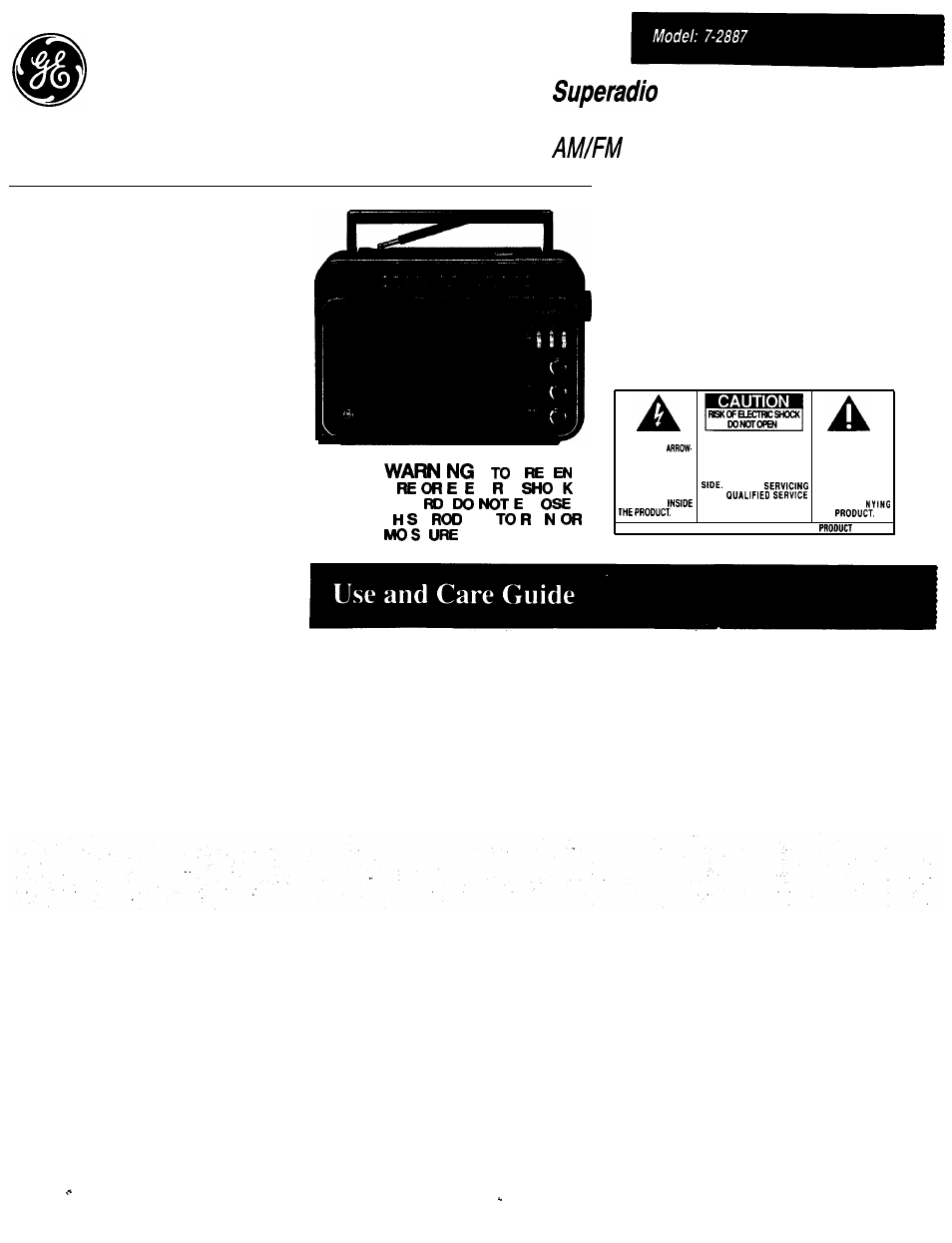 GE 7-2867 User Manual | 16 pages