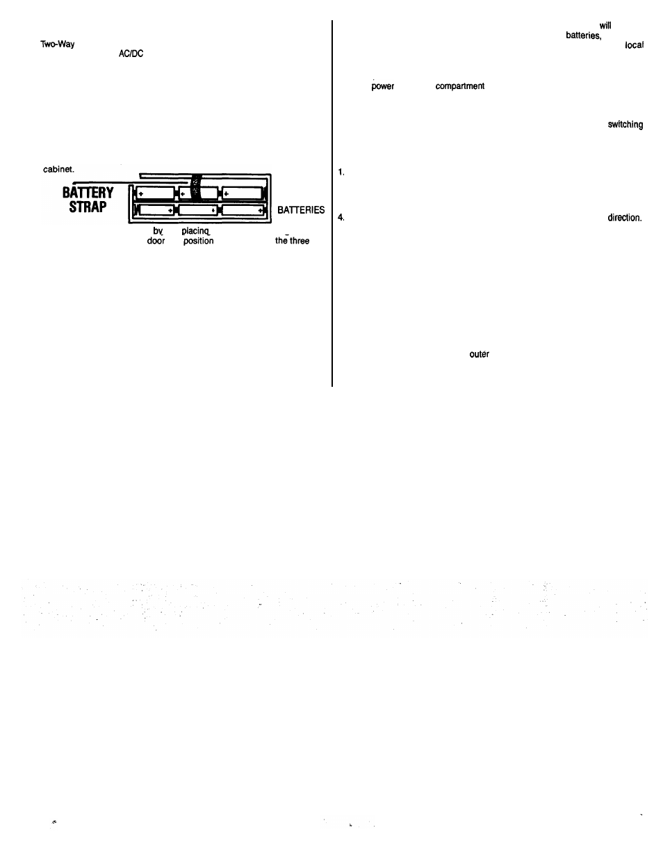Power supply, Fm-am operation | GE 7-2867 User Manual | Page 3 / 16
