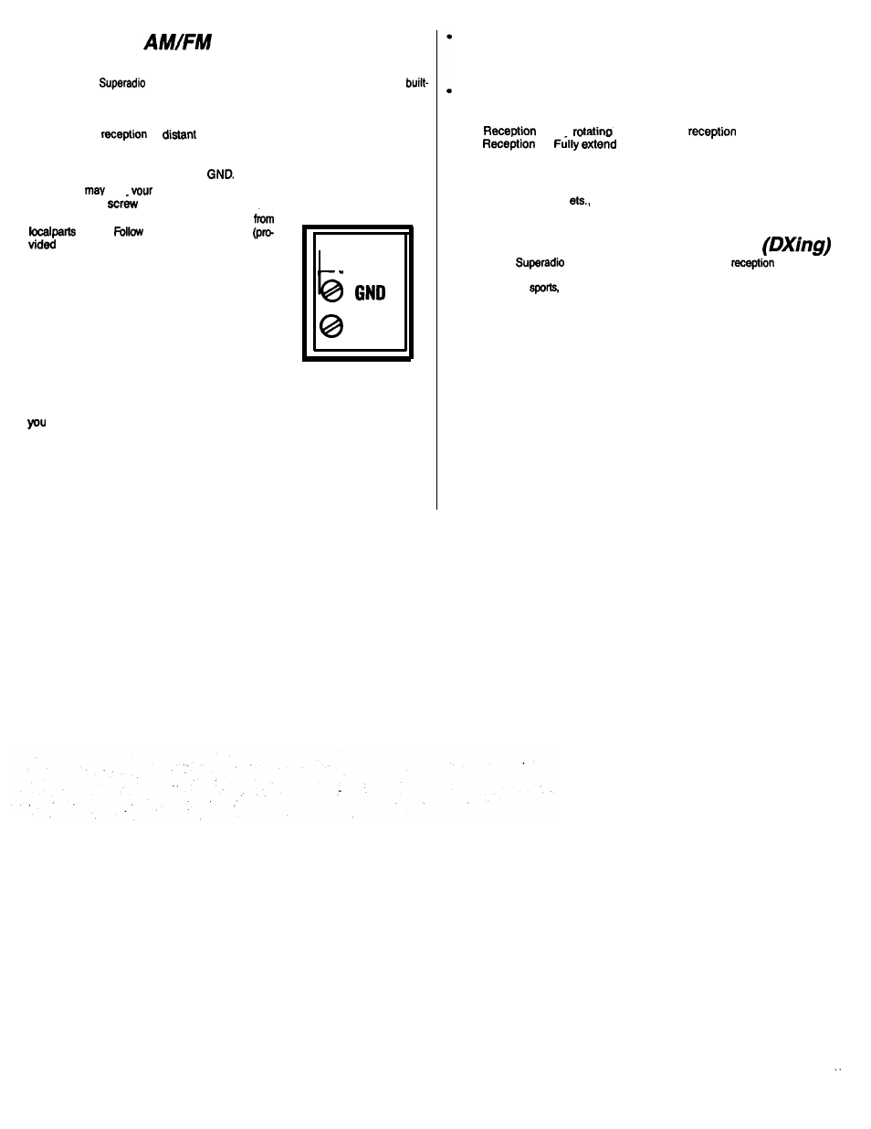 External antenna terminals, Headphone @ fm, Users check list | Long distance am listening, Ox helpful hints | GE 7-2867 User Manual | Page 5 / 16