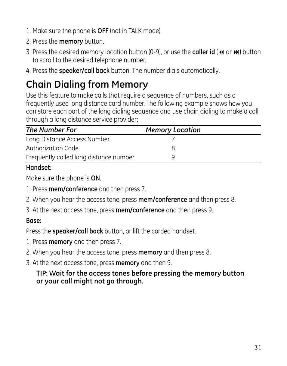 GE 00025467 User Manual | Page 31 / 100