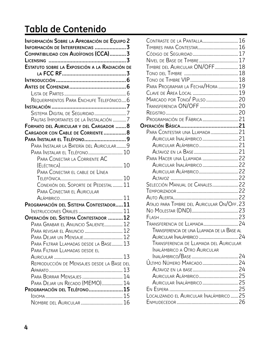 GE 00025467 User Manual | Page 54 / 100