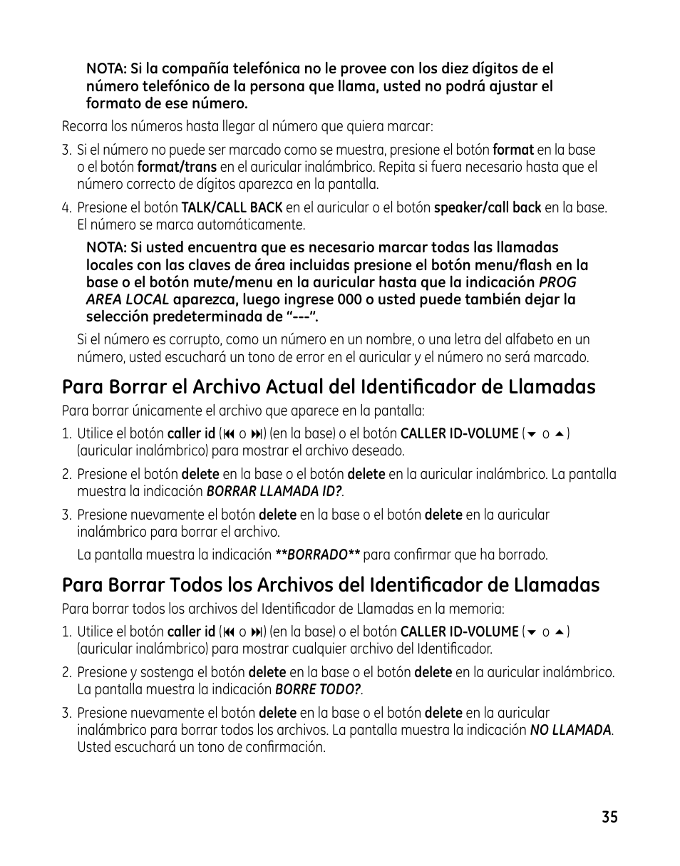 GE 00025467 User Manual | Page 85 / 100