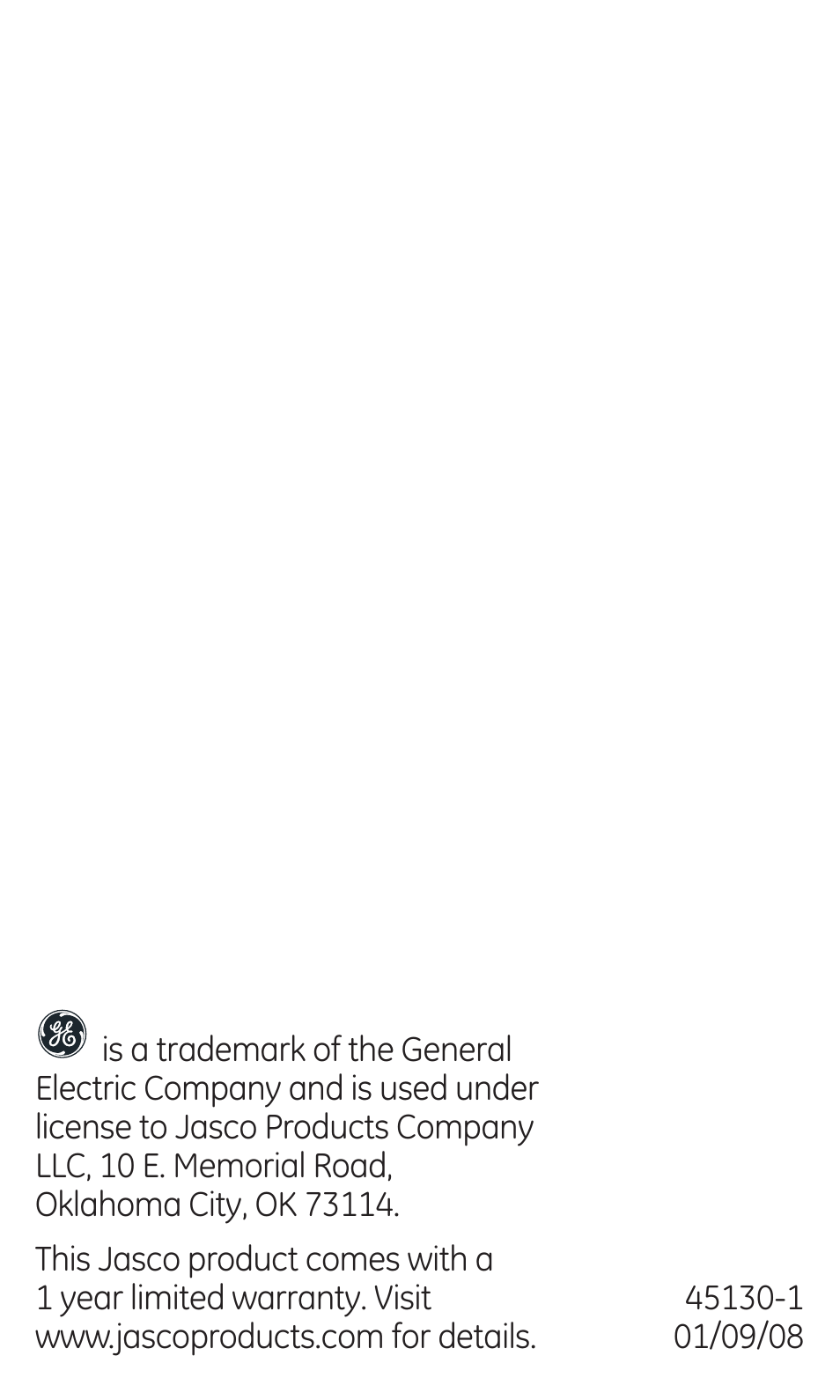 GE 45130 User Manual | Page 16 / 16