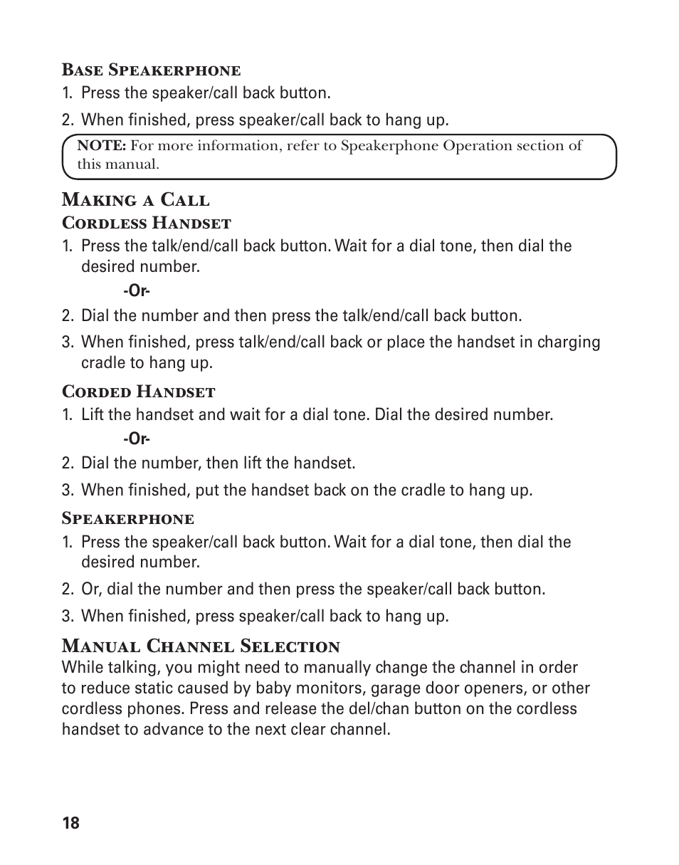 GE 25880 User Manual | Page 18 / 100