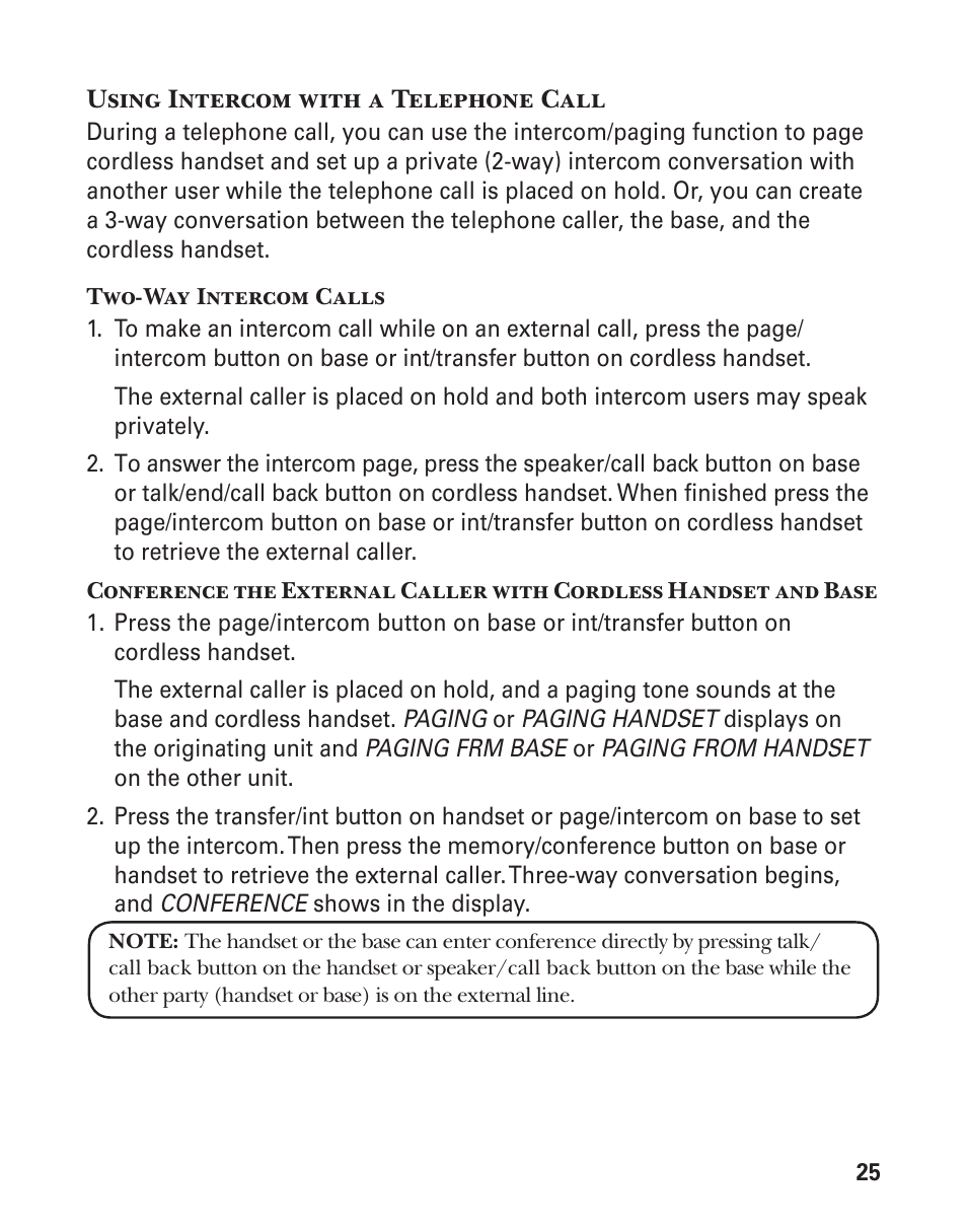 GE 25880 User Manual | Page 25 / 100