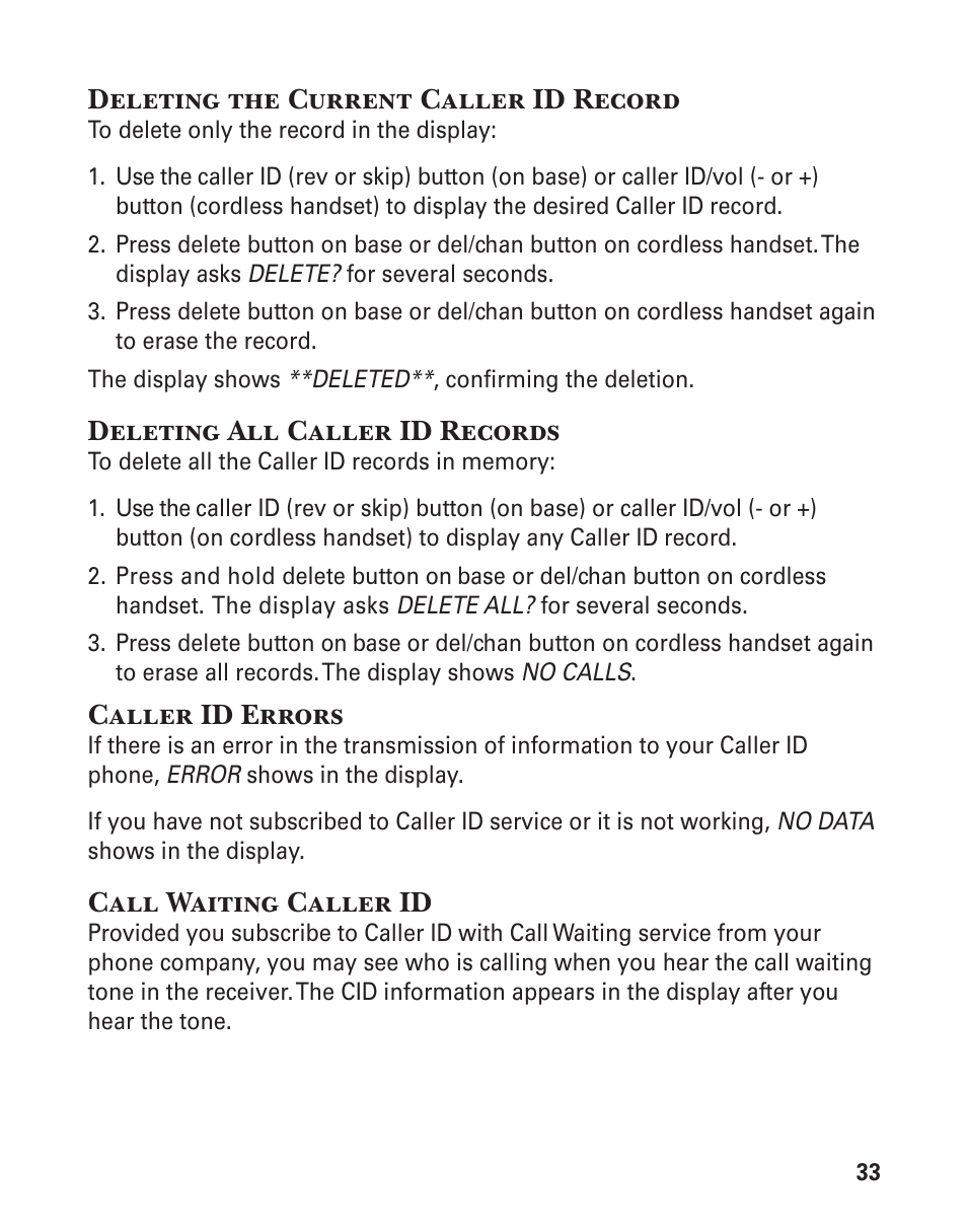 GE 25880 User Manual | Page 33 / 100